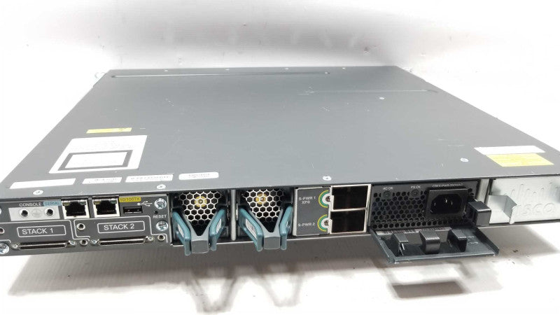 Cisco Catalyst WS-C3750X-48T-S 48-Port 1GbE L3 Managed 1U Switch, FCTY RESET ~