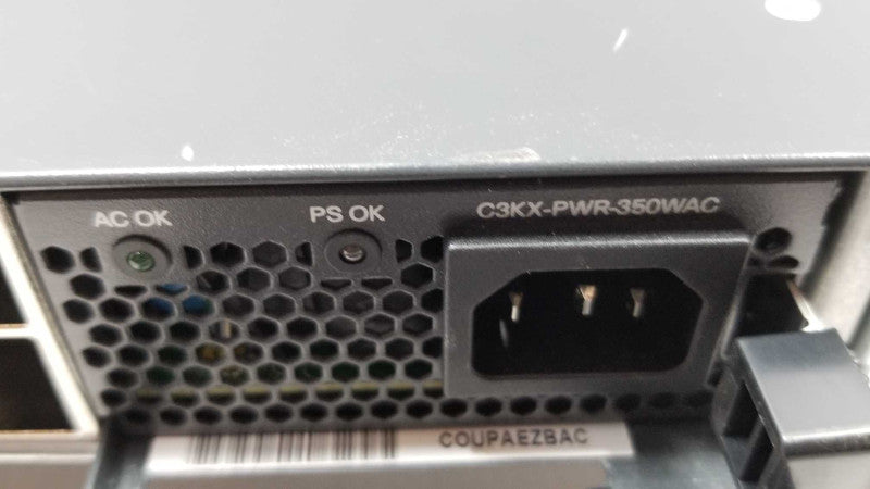 Cisco Catalyst WS-C3750X-48T-S 48-Port 1GbE L3 Managed 1U Switch, FCTY RESET ~