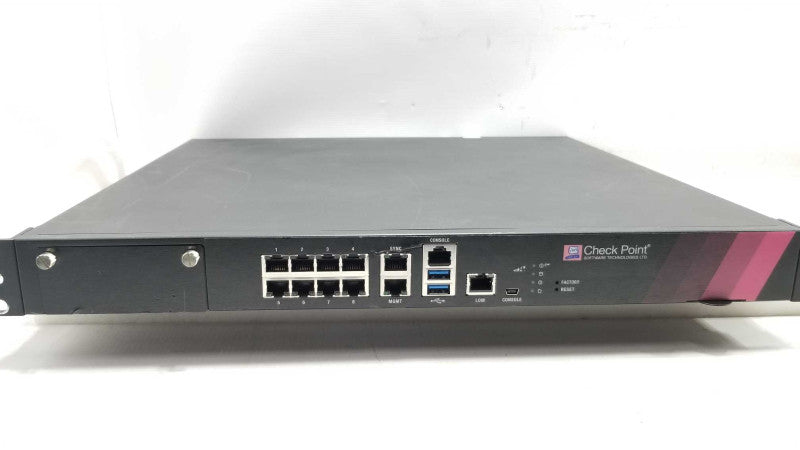Check Point PL-10 Firewall Appliance 10 port gigabit 1U 8GB DDR3 500GB HDD. ~
