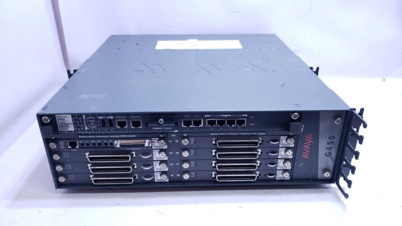 Avaya G450 Media Gateway with Different Modules [