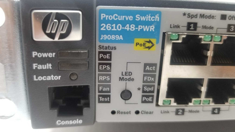 HP ProCurve Network Switch 2610-48-PWR J9089A | 48-Port Ethernet ~