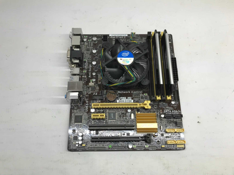 ASUS B85M-E i7-4770K 3.5GHz 16GB DDR3 RAM NO OS NO HDD w/ IO Shield