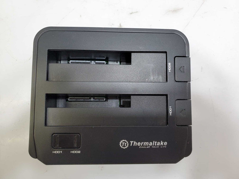 Thermaltake Blac X  BlacX 2.5/3.5 SATA HDD eSATA USB Docking Station _ tested )