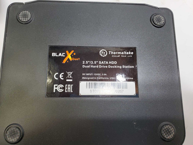 Thermaltake Blac X  BlacX 2.5/3.5 SATA HDD eSATA USB Docking Station _ tested )