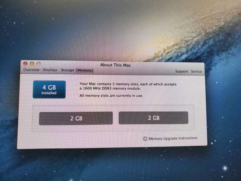 Apple Mac Mini L.2012 A1347 i5-3210M @2.5GHz 4GB RAM 500GB HDD HD 4000 )