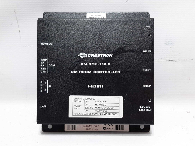 Crestron DM-RMC-100-C DM Room Controller HDMI - AS-IS +