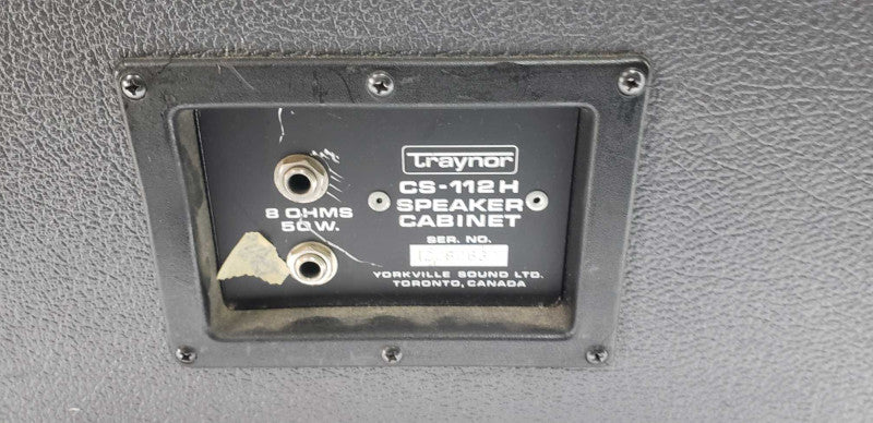 Traynor CS-112H Speaker Cabinet #
