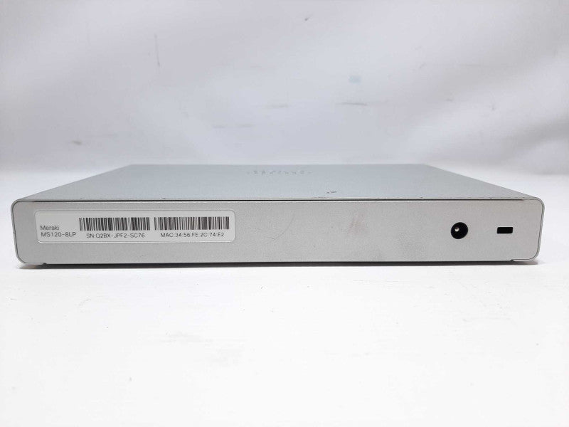 Cisco Meraki MS120-8LP L2 Cloud Managed 8-Port Switch - CLAIMED +