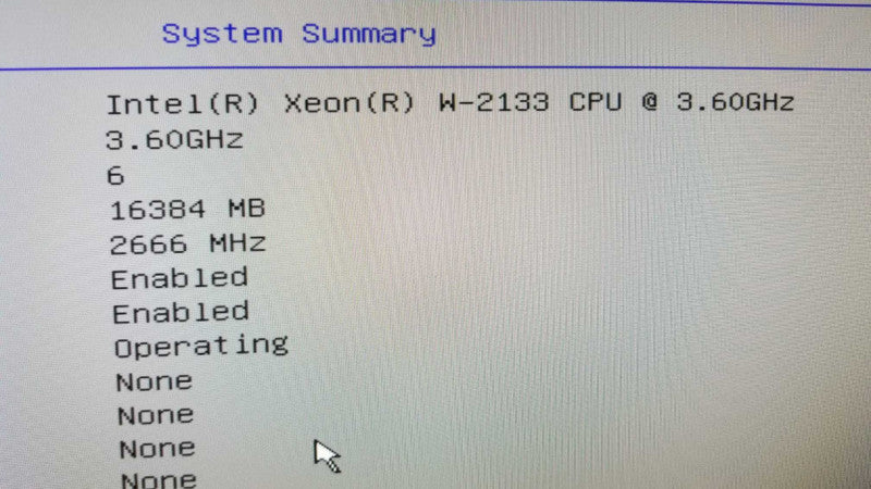 Lenovo Think Station P520 Xeon W-2133 3.6GHz 6C/16GB DDR4, Quadro 620, NO HDD ~