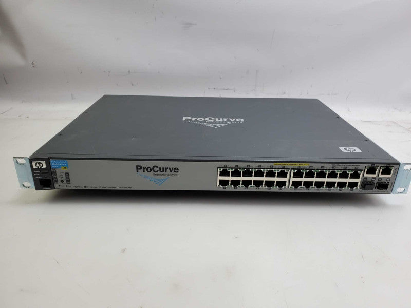 HP ProCurve 2610-24-PWR 24 Port Network Switch J9087A With Ears )