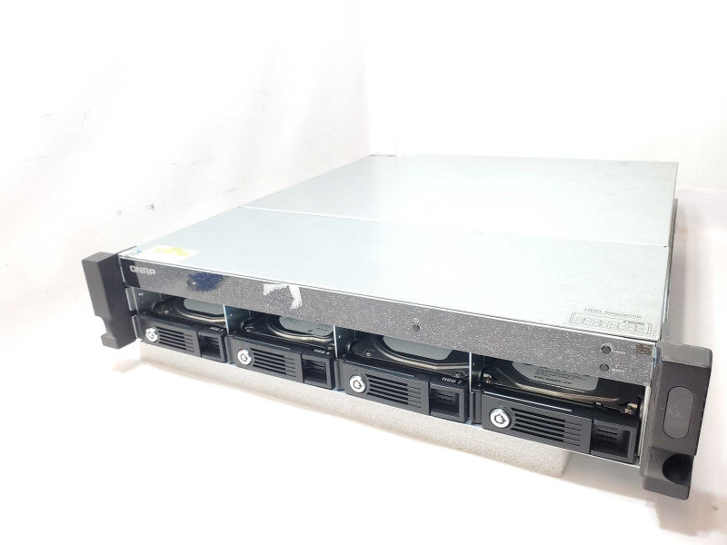 QNAP TS-869U-RP 8-Bay Network attached storage, 4x 2TB HDDs, factory reset _
