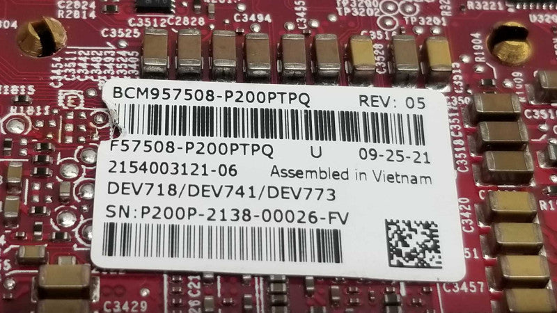 bcm957508-p200ptpq Brocade Network Card ~
