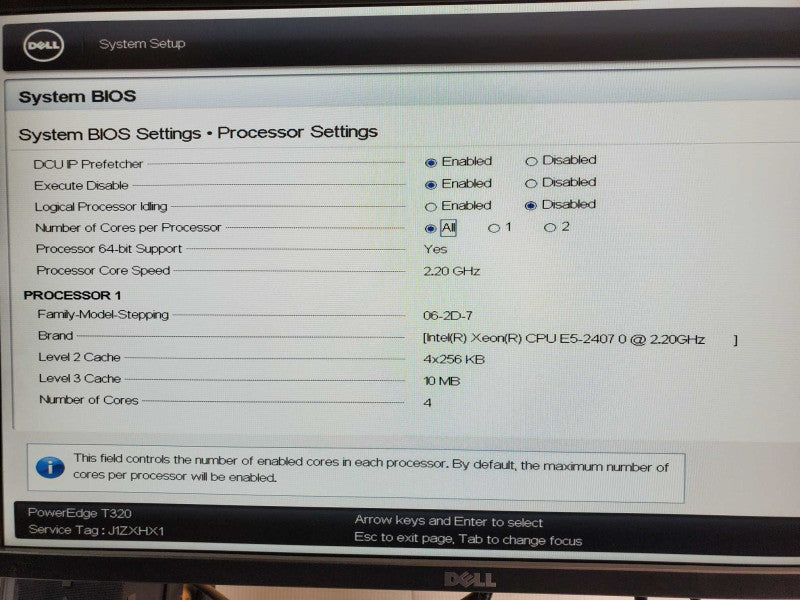 Dell PE T320, Xeon E5-2407 2.2GHz, 24GB RAM, H710, 2x PSU, 3.5\\", No HDD _
