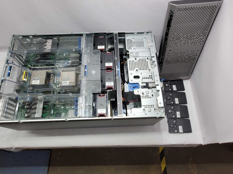 HP ProLiant ML350p Gen 8 2x E5-2665 2.4GHz 12GB DDR3 P420i Controller No HDD |