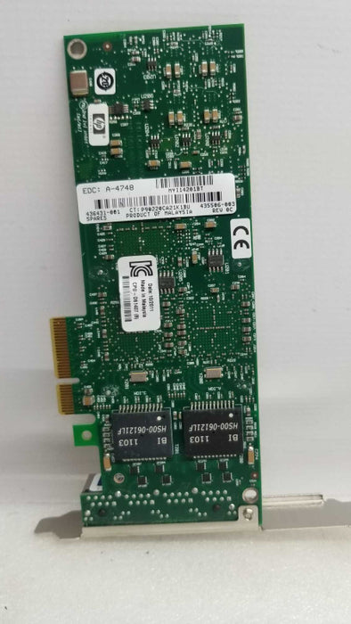 HP NC364T HSTNS-BN26 436431-001 Quad Port Gigabit Adapter, QTY~