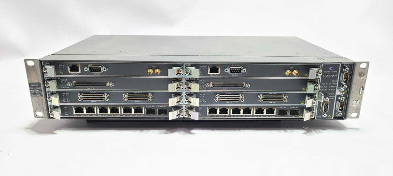 Alcatel Lucent 7705 SAR-8 Shelf W/ 2x CSM 2x A16-CHDS1 V2 2x A12- SDI 2x A8-ETH V2 $