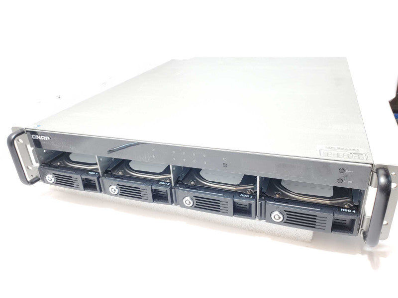 QNAP TS-859U-RP+ 8-Bay Network attached storage 4x 2TB HDDs, Factory reset _