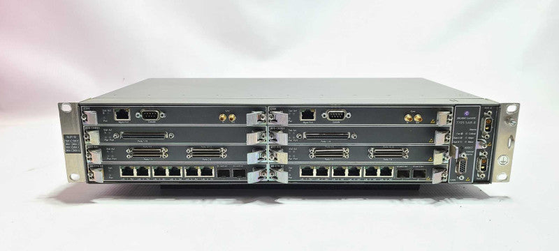 Alcatel Lucent 7705 SAR-8 Shelf W/ 2x CSM 2x A16-CHDS1 2x A12- SDI 2x A8-ETH V2 QTY $
