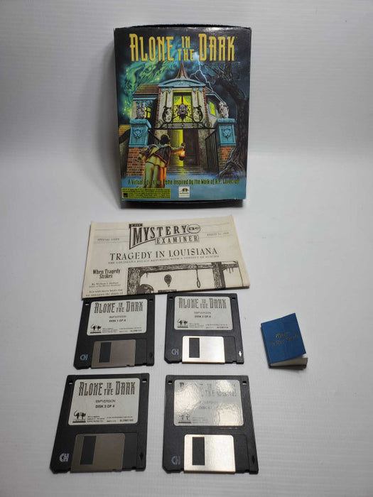 Alone In The Dark Vintage PC 4pc Diskette Game |
