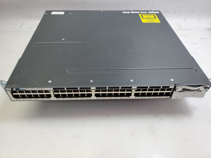 Cisco Catalyst WS-C3750X-48P-S PoE+ 48-Port Managed Gigabit Switch 1x PSU )