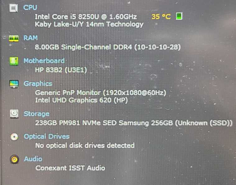 HP EliteBook 840 G5 i5-8250U 1.6GHz 8GB RAM 256GB SSD  14\\" $