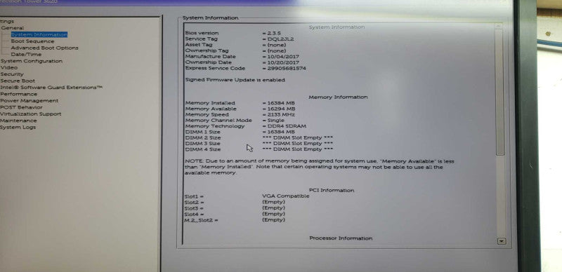 Dell Precision T3620 I7-6700K @ 4.00ghz / 16gb ram / Quadro M4000 #