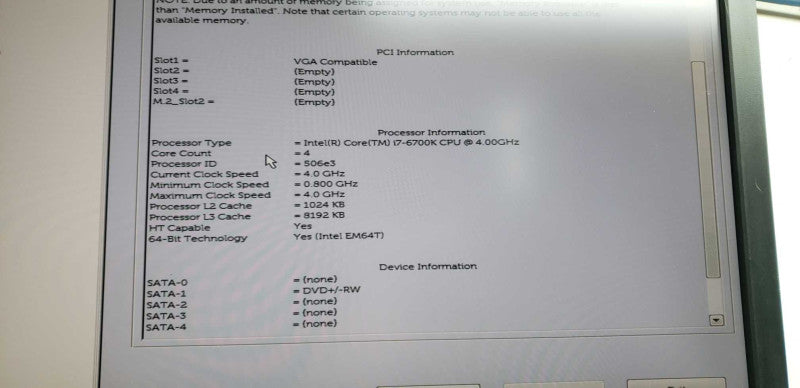 Dell Precision T3620 I7-6700K @ 4.00ghz / 16gb ram / Quadro M4000 #