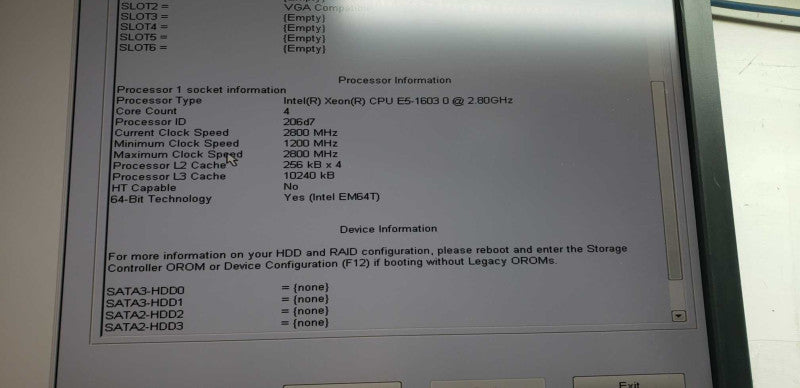 Dell precision T3610 Xeon E5-1603 @ 2.80ghz / 32gb ram / Quadro K4000 #
