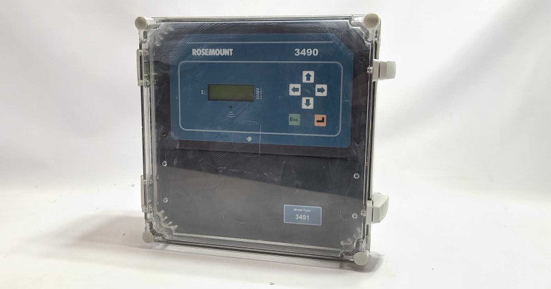 ROSEMOUNT 3490 SERIES CONTROL UNIT 3491L1P4I6 w/Case $