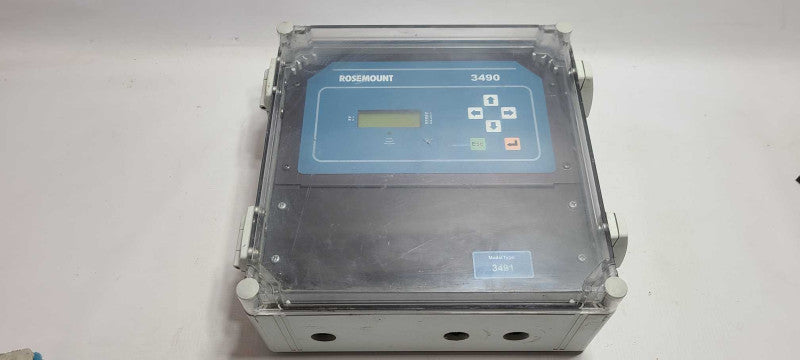 ROSEMOUNT 3490 SERIES CONTROL UNIT 3491L1P4I6 w/Case $