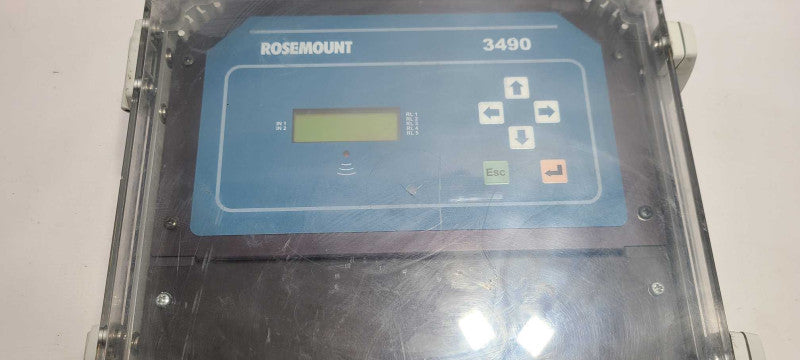 ROSEMOUNT 3490 SERIES CONTROL UNIT 3491L1P4I6 w/Case $