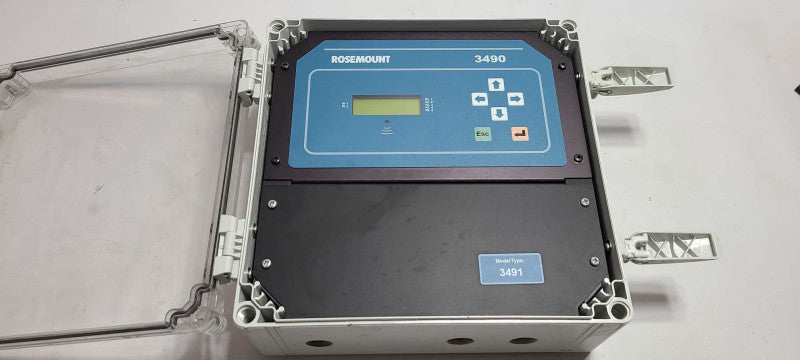 ROSEMOUNT 3490 SERIES CONTROL UNIT 3491L1P4I6 w/Case $