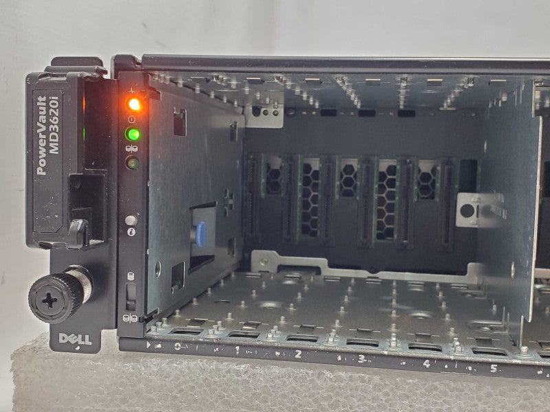 Dell PowerVault MD3620i, 24x 2.5\\" Bay Storage 2x PSU 1x MD36 Series ctrl AS-IS _