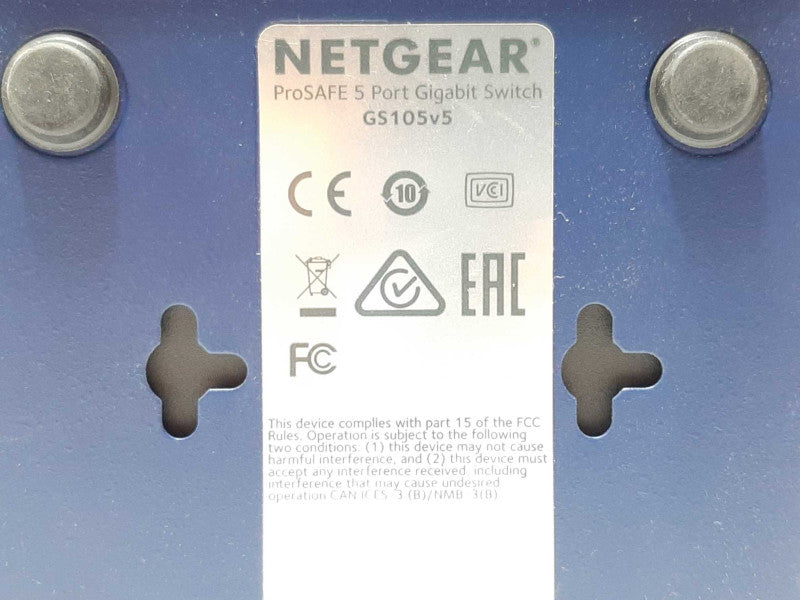 NETGEAR ProSafe GS105 v5 5-Port Gigabit Ethernet Switch +