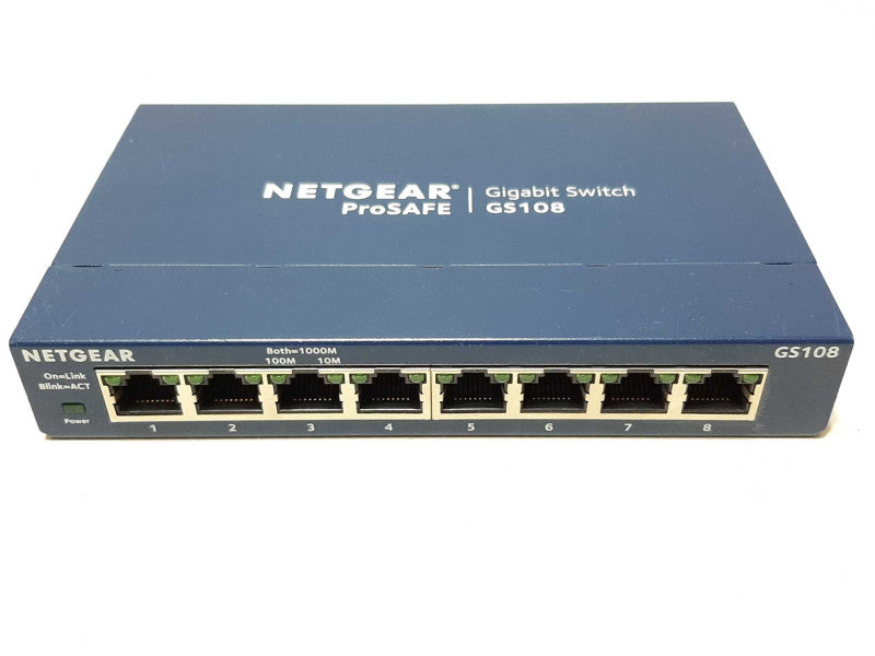 Netgear GS108 V4 ProSAFE 8-Port Gigabit Switch +