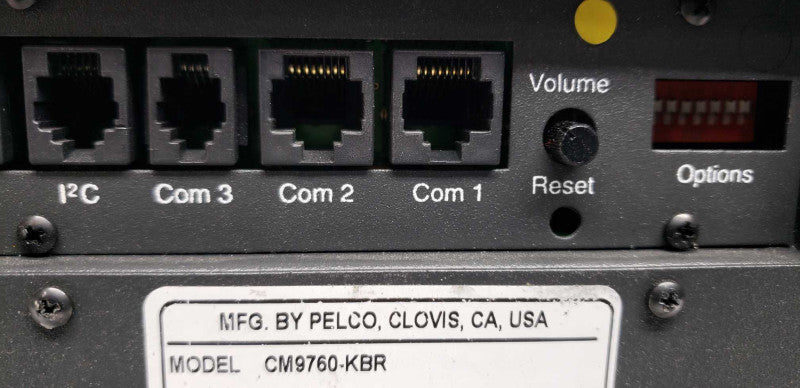 PELCO CM9760-KBR INTELLIGENT KEYBOARD #