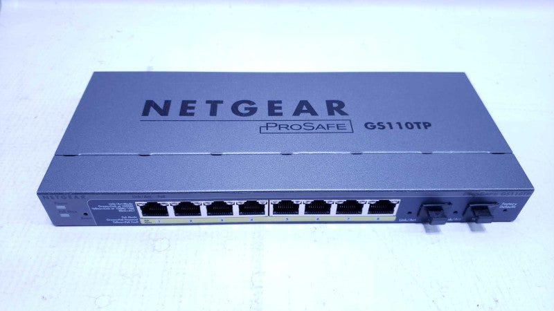 Netgear Prosafe GS110TP 8-Port PoE Gigabit Smart Switch [