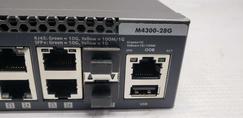 Netgear 24x port 1G L3 2x 10G 2x 10g-fiber M4300-28G Switch / RESET DEFAULT #