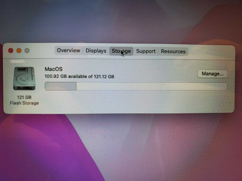Macbook Air 2017 Core i5-5350U @ 1.8 GHz 8GB Ram 120GB SSD (