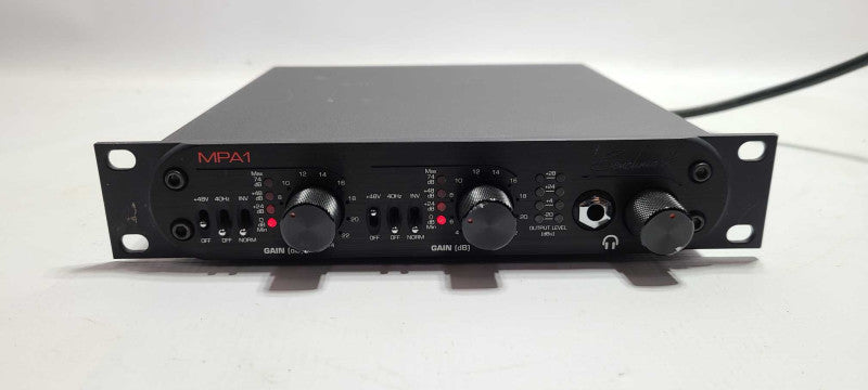 Benchmark Media MPA1 2-CH Mic PreAmp Black Rackmount   Read $