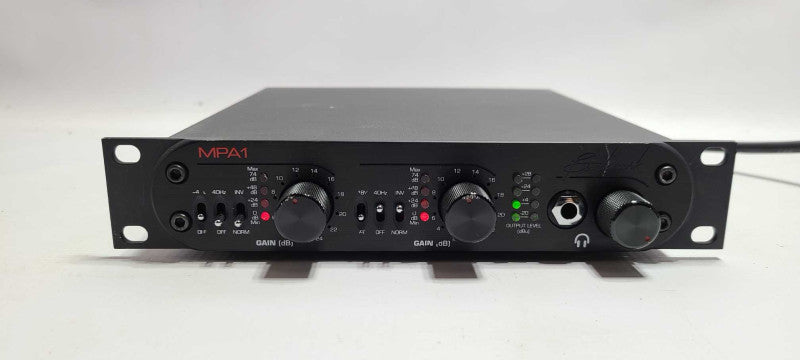 Benchmark Media MPA1 2-CH Mic PreAmp Black Rackmount  $