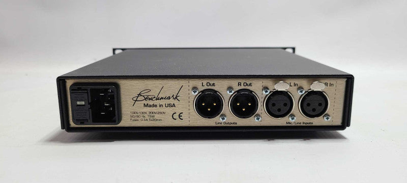 Benchmark Media MPA1 2-CH Mic PreAmp Black Rackmount  $