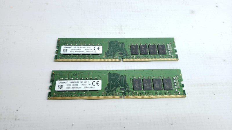 Kingston 2 x 16GB 1Rx8 PC4-2400T-U Desktop UDIMM [