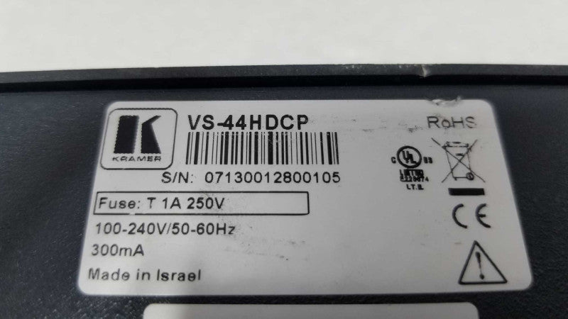 Kramer VS-44HDCP 4x4 HDCP Compliant DVI Matrix Switcher ~