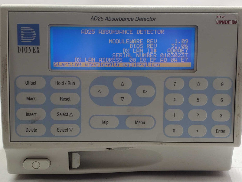 Dionex AD25 Absorbance Detector (AS-IS) |