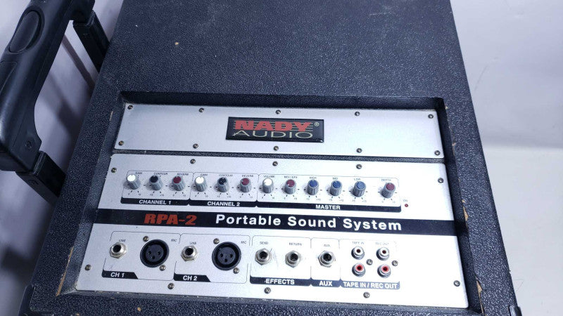 NADY Audio RPA-2 Portable Sound System 65W Tested Work [