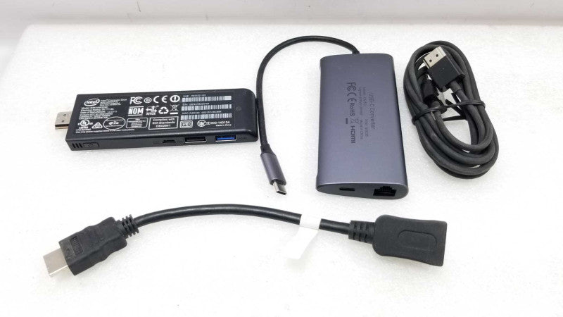 Intel Computer Stick STK1AW32SC, With USB Hub and HDMI Cable ~