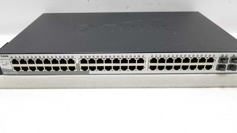 D-Link Web Smart DGS-1210-48 48 Port Gigabit Network Rack Switch - FCTY RESET ~