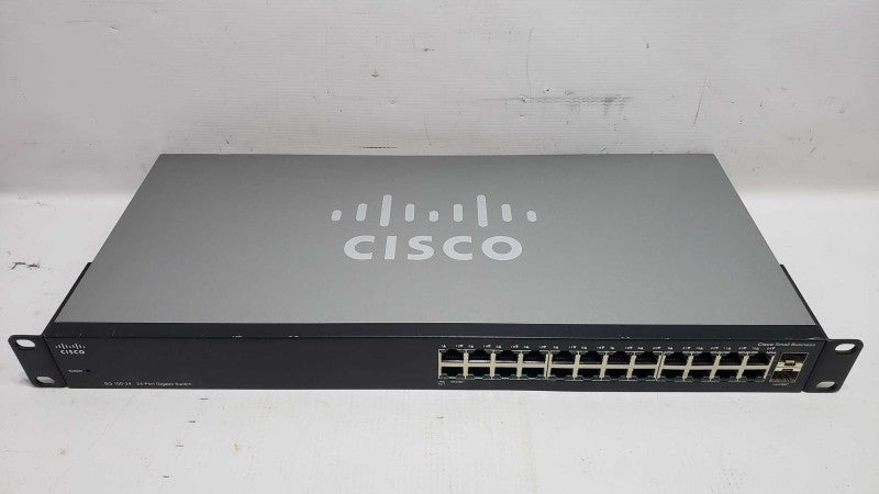 Cisco 24 port Gigabit Switch (Model SG 100-24) Rack Mount [