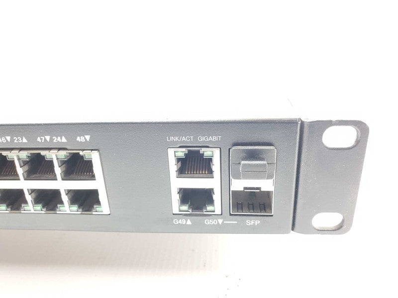Cisco SG200-50P 50-Port Gig PoE Smart Switch SLM2048PT w/ rack mount ears _